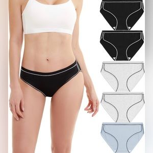 Excellvida Women Cotton Underwear Low Rise Hipster